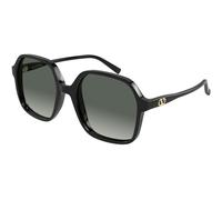 Valentino VG0018S 001 Woman Sunglasses Acetate Black Grey Squared