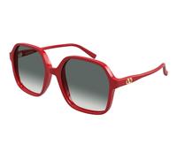 Valentino VG0018S 006 Woman Sunglasses Acetate Red Grey Squared