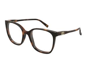 Valentino VG0019O 006 Woman Optical frames Acetate Havana Transparent Squared