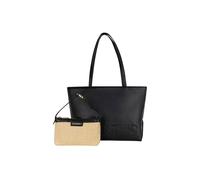 Valentino Women's Maiam 2 In 1 Tote With Raffia Detail Black Valentino Black One Size