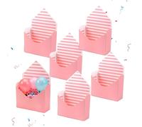 Valentinstag Gift Box - 6 Pieces Romantic -Aufbewahrung | Box for Karten | Hochzeitsdeko Geburtstag Feiertag Blumenstrauß Grußkarte Schokolade Snack Überraschung Set Cardboard Design