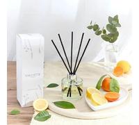 Valentte Reed Diffuser, 100ml, Citrus Grove Scent, Premium Black Fibre Reeds