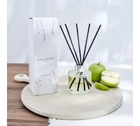 Valentte Reed Diffuser, 100ml, Green Apple & Honesuckle Scent, Premium Black Fibre Reeds