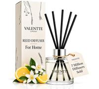 Valentte Reed Diffuser for Home- White Neroli & Lemon Scented- 100 ml | Strong, long-lasting diffuser scent that fills the room, natural-oil based, keeps your home smelling fresh for weeks