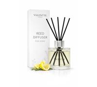 Valentte Reed Diffuser - Lemongrass & Rosemary Scent | Essential Oil Aroma for Home | 100 ml