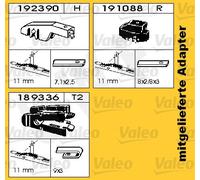 Valeo 132400 SWF Das Original Trucks Front Windscreen Wiper Blade x1 16" 400mm