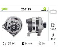 VALEO 200129 Alternator for BMW,LAND ROVER,OPEL