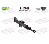 Valeo 2116019 Clutch Master Cylinder Aluminium Replacement Fits Porsche 911