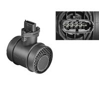 VALEO 253722 Air Mass Sensor Number of pins: Plug type: OVAL Integrated air temperature sensor: YES Mounting type: BOSCH