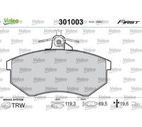 VALEO 301003 Brake pad set