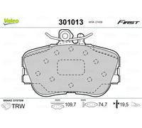 Brake pads Front Axle 301013 VALEO for MERCEDES-BENZ C-CLASS C-CLASS T-Model