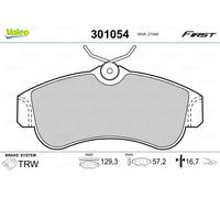 VALEO 301054 Brake Pad Set, disc brake for NISSAN