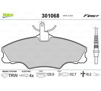 VALEO 301068 Brake pad set