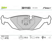 VALEO 301103 Brake Pad Set, disc brake for ALPINA,BMW,DE LA CHAPELLE