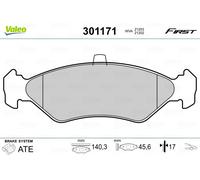 VALEO 301171 Brake pad set