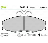BRAKE PAD SET DISC BRAKE 301217 FOR SKODA FORMAN/Forman FAVORIT/Pickup VW