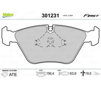 VALEO 301231 Brake pad set