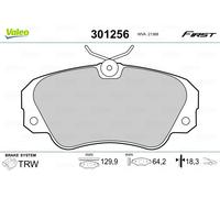 VALEO 301256 Brake pad set