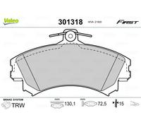 VALEO 301318 Brake pad set