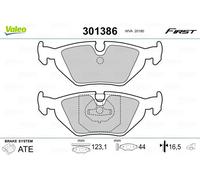 VALEO 301386 Brake pad set