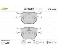 VALEO 301412 Brake Pad Set, disc brake for ALPINA,BMW