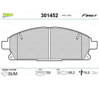 VALEO 301452 Brake pad set