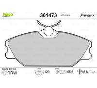 VALEO 301473 Brake pad set
