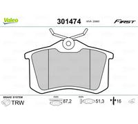 VALEO 301474 Brake Pad Set, disc brake for ,CITRO?N,CITRO?N (DF-PSA),DS,OPEL,PEU