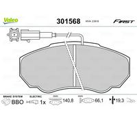 VALEO 301568 Brake pad set