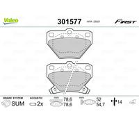 VALEO 301577 Brake pad set
