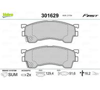 Brake pads Front Axle 301629 VALEO for MAZDA FORD USA