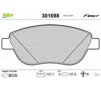 VALEO 301698 Brake pad set