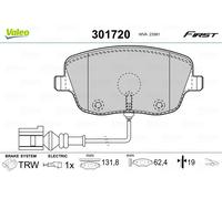 VALEO 301720 Brake pad set