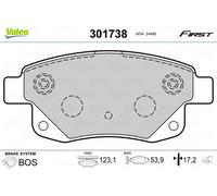 VALEO 301738 Brake pad set
