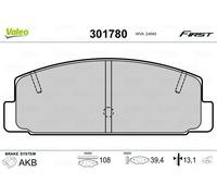VALEO 301780 Brake pad set