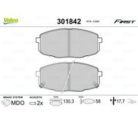 VALEO 301842 Brake pad set