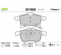 VALEO 301860 Brake pad set
