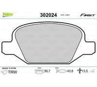 VALEO 302024 Brake pad set
