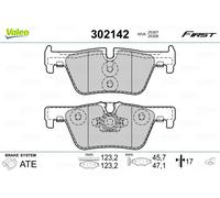 VALEO 302142 Brake pad set