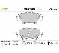 VALEO 302288 Brake pad set