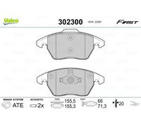VALEO 302300 Brake Pad Set, disc brake for AUDI,SEAT,VW