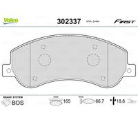 VALEO 302337 Brake pad set