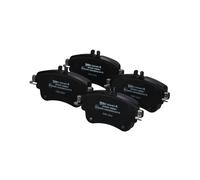 Valeo Set of 4 Brake Pads Expert 302487A, Front Axle | Mounted Accessories Included, Certified ECE-R90, Valeo Quality, Tested to Ensure Durability and Optimal Performance