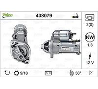 Valeo 438079 Starter 9 Teeth Clockwise Fits Mercedes-Benz A-Class B-Class