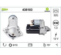 Valeo 438183 Starter Fits Bedford CF Chevrolet Daewoo Fiat Opel Saab Vauxhall