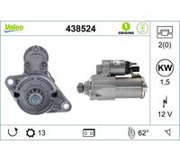 VALEO 438524 Starter motor