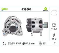 VALEO 439501 Alternator for AUDI,SEAT,SKODA,VW