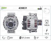 VALEO 439831 Alternator for AUDI,AUDI (FAW),VW