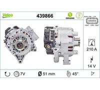 Valeo 439866 Starter Generator Replacement Fits Subaru XV 2.0 i AWD