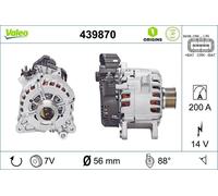 VALEO 439870 Alternator, starter